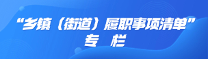 “乡镇（街道）履职事项清单”专栏